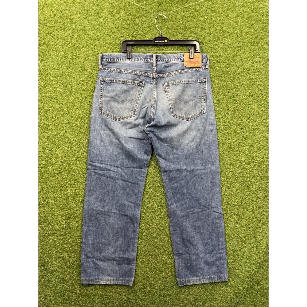 Levi 562 Jeans Mens 36x30 Western Distressed Cowboy Button Fly Loose Casual y2k